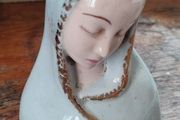 Holland mold ceramic Madonna glazed figure.