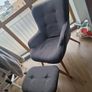 Armchair and footrest Image 2
