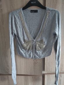 Vero Moda cardigan Grey with Deco size m