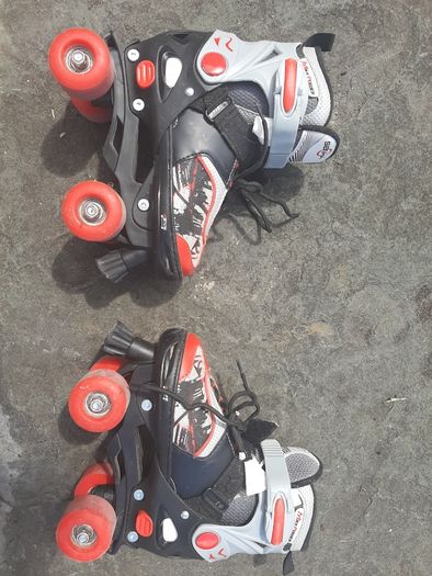 Childrens Roller Boots Approx Size 12 - Size 2