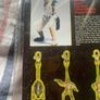 VTG Star Wars LUKE SKYWALKER Keychain 1996 Sealed Die Cast Metal Gold Color Image 3