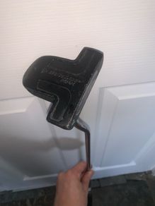 Black Dunlop 3 ball putter golf club  (Rh)