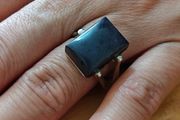 Sterling Silver Ring - Size P - Stamped for Silver (S34)
