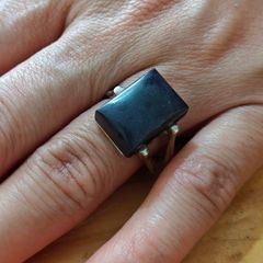 Sterling Silver Ring - Size P - Stamped for Silver (S34)