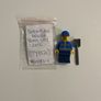 Lego City Snowplow Driver minifigure Image 2