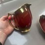 Carlton dishes and jug - Rouge Royal Image 7
