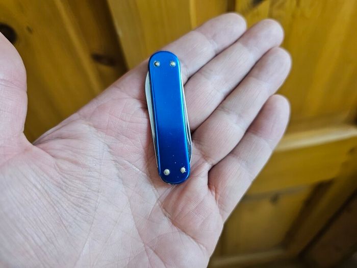 Vintage Alox Victorinox Pocket Pal 58mm Discontinued Model 1980s Collectable Swiss Army Knife