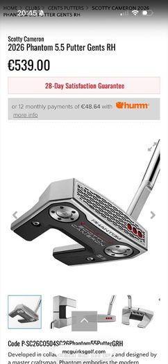 Scotty Cameron - 2026 Phantom 5.5 putter
