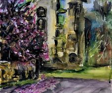 belgooly flour mill and distillery cork watercolour