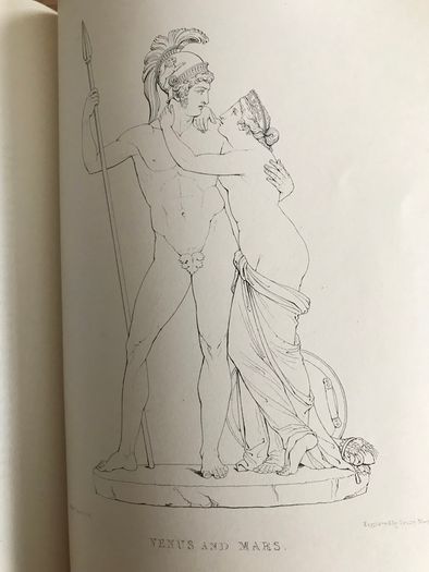 Antique Book 'Canova's Works'