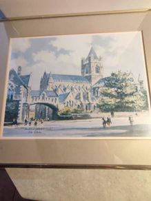 Lovely  christ church dublin framed print by colin gibson