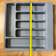 Free Two Grey Cutlery Drawer Inserts 30cm & 40cm Wide