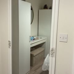 Long white mirror