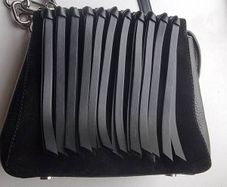 Alexander Wang fringed leather and suede handbag