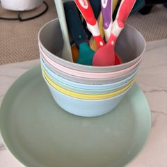 IKEA plastic bowls and plates
