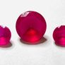 Genuine rubies loose gemstones 3 pieces 3 carats TCW Image 3