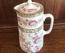 Indian Tree pattern lidded water jug / Coffee Pot