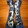 Ladies' Blue Leopard Print Flat Pumps UK4 EUR37      S-E Image 4
