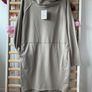 dress bnwt casual hooded dress size small 10/12 khaki marina gigli Image 4
