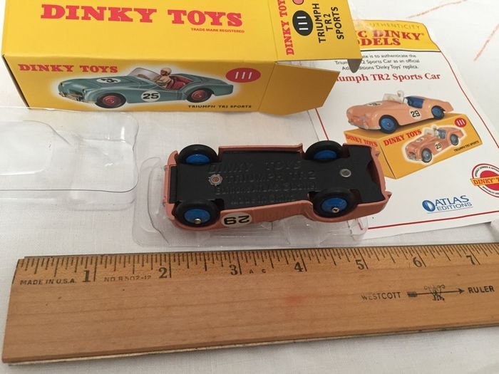 Corgi. Model 111. Triumph TR2 Sports. Excellent condition.