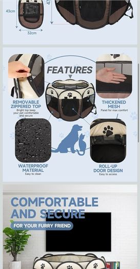 Portable Dog Playpen