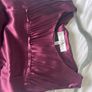 Quin and Donnelly Velvet and silk dress Aubergine/purple colour Image 6