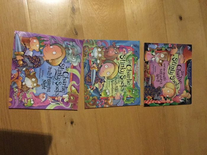 Children's books -Sir Charlie Stinky Socks Series of books
