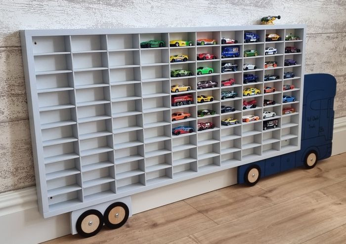 Cabinet Display Shelf Truck Kids Storage Collectibles