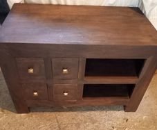 Wooden tv unit