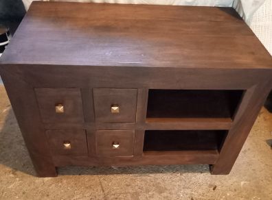 Wooden tv unit