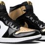 Nike Air Jordan 1 Nrg Gold Toe Uk 11/us 12 Deadstock Image 5