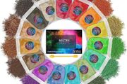 Crafts Mica Powders - 15 Vibrant Colours (5g/Bag) for Epoxy Resin Pigment, Wax Melts, Makeup, Lip Gloss, Candles, Bath Bombs, Nail Art, Soap &amp; Slime (FREE SHIPPING)