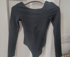 Firetrap girls long sleeved leotard