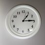 Ikea Clock Sondrum In White Image 3