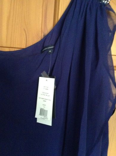 French Connection Party/Cocktail Dress one shoulder with embellishment
