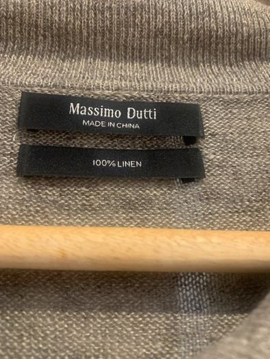 Massimo Dutti 100% linen jumper (L)