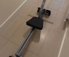 Compact rowing machine