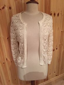 Cream Knit Cardigan