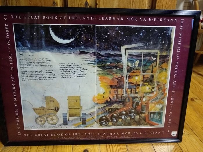 Glass framed Poster