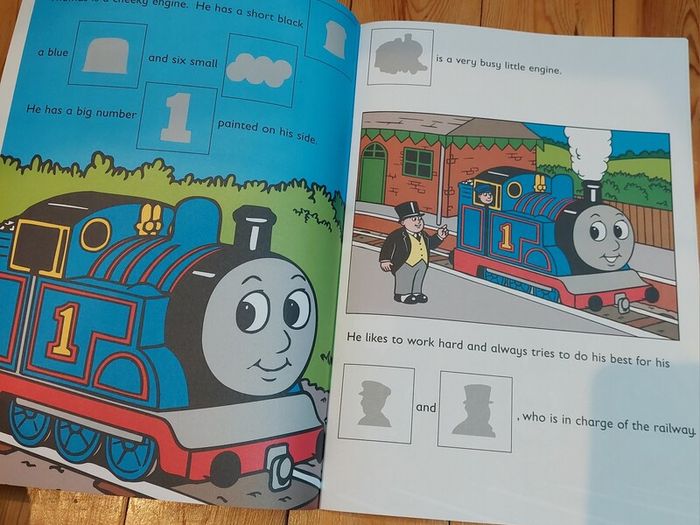Thomas to the Rescue - sticker story book - unused - 2008