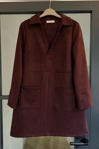 Faux suede Gallery dress Size 10 will suit 10 - 14