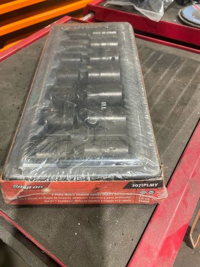 Snap-On 307IPLMY 7 Piece Metric Swivel Impact Socket Set