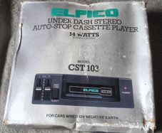vintage boxed under the dashboard tape player