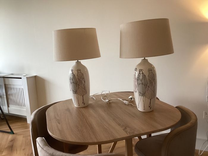 2 Paul Costello lamps