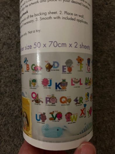Wall Art Mr Men and Little Miss Stickers
