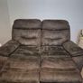 3&2 flux grey reclining suite Image 6