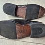 Mens Black Leather Shoes - Size 11 Image 2