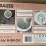 Bauer LED Mirror with Fan & Magnifying Mirror Image 2