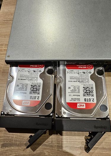 Synology RackStation RS815+ NAS + 4x2TB WD Red