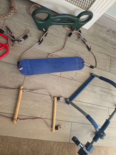 Gorilla Gym Deluxe Doorway Gym for Kids 6-Piece Set